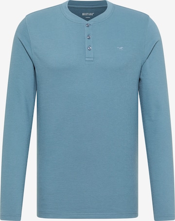 MUSTANG T-Shirt 'Style Atchison' in Blau: Vorderseite