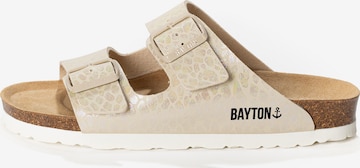 Bayton - Zapatos abiertos 'Atlas' en beige: frente