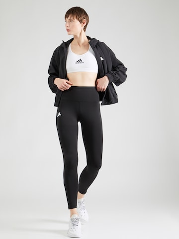 Skinny Pantaloni sport 'Adizero' de la ADIDAS PERFORMANCE pe negru