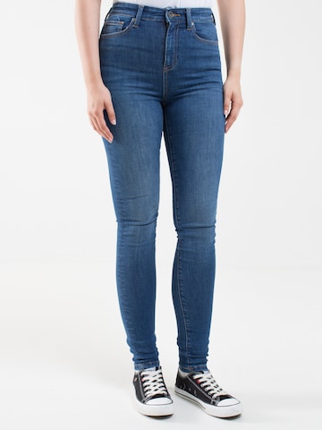 BIG STAR Slimfit Jeans 'Clarisa' in Blauw: voorkant