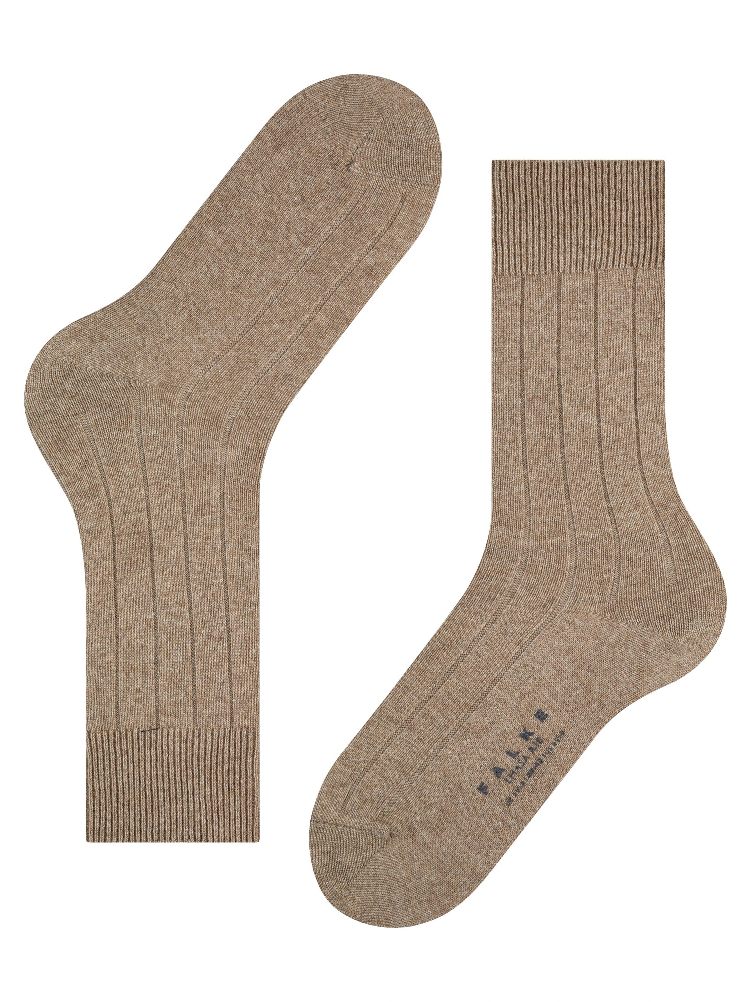 FALKE Socks 'Lhasa Rib' in Brown