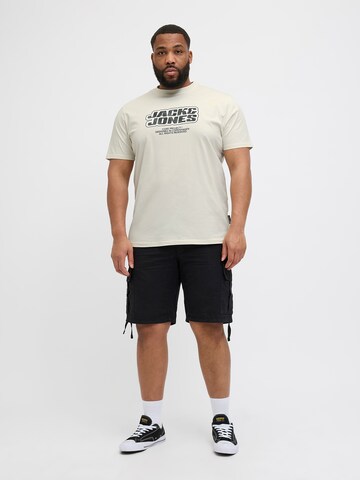 Jack & Jones Plus Μπλουζάκι 'JCOLido' σε κίτρινο