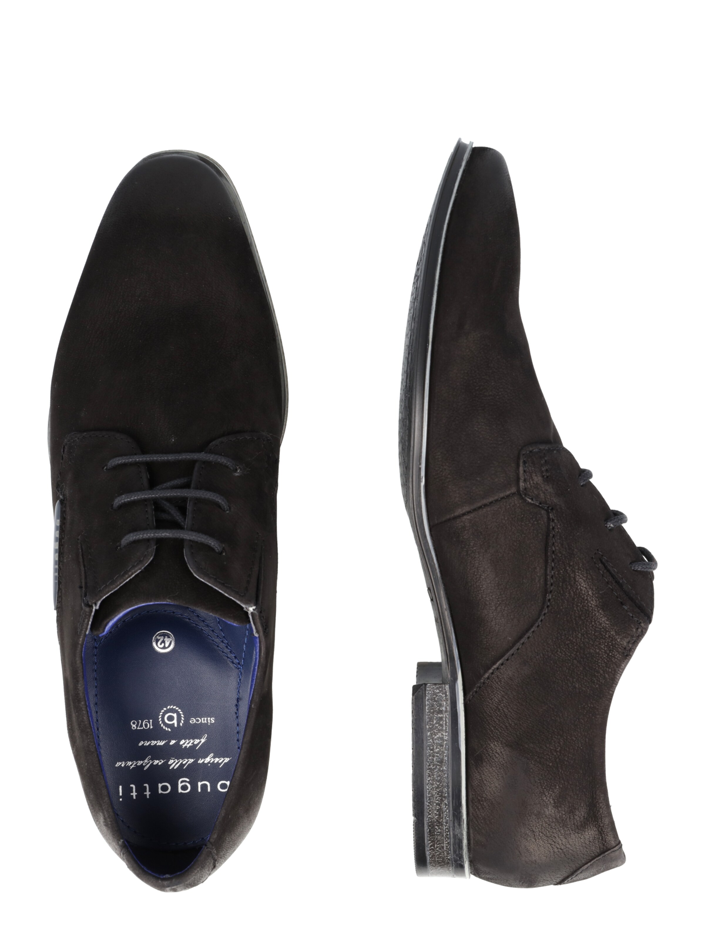 bugatti Veterschoen 'Morino' in Zwart