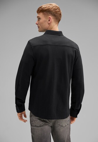 Street One MEN Regular fit Button Up Shirt in Black