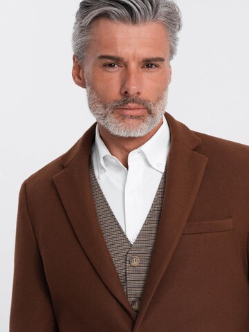 Coupe regular Veste de costume Ombre en marron