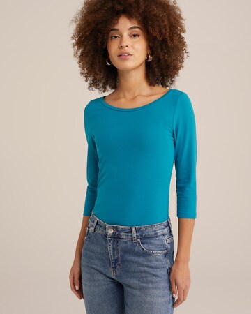 WE Fashion Shirt in Blue: front