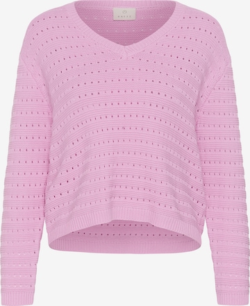 Pull-over 'Metta' Kaffe en rose : devant