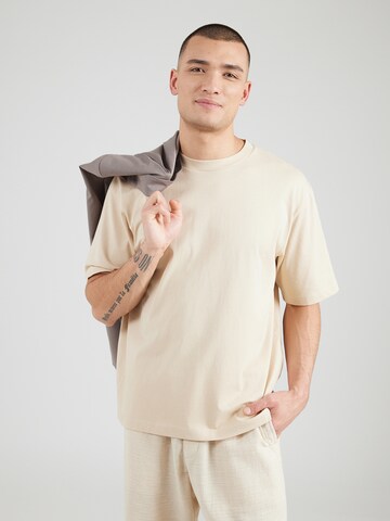 SELECTED - Camiseta 'SLHBOB' en beige: frente