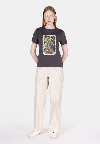 T-shirt Colin's en noir : devant