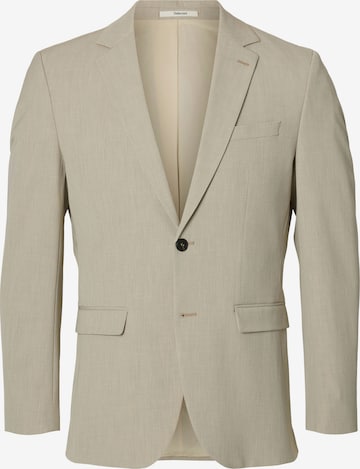 SELECTED - Chaqueta tipo saco para negocios 'SLHLiam' en beige: frente