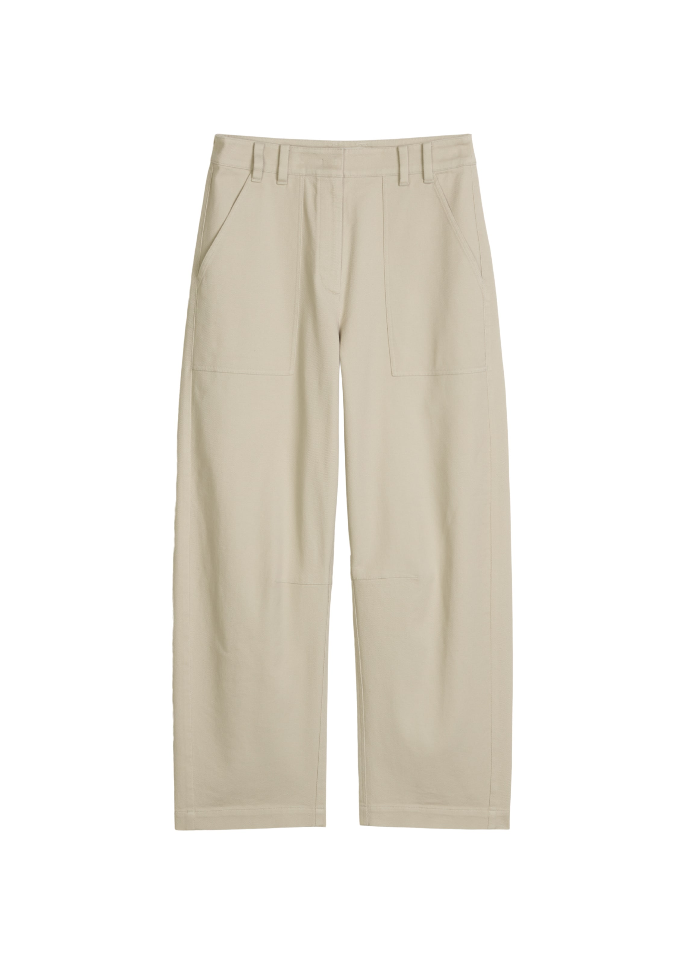Barrel Pantalon Marc O'Polo en beige : devant