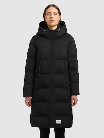 khujo - Abrigo de invierno 'Hayana2' en negro: frente