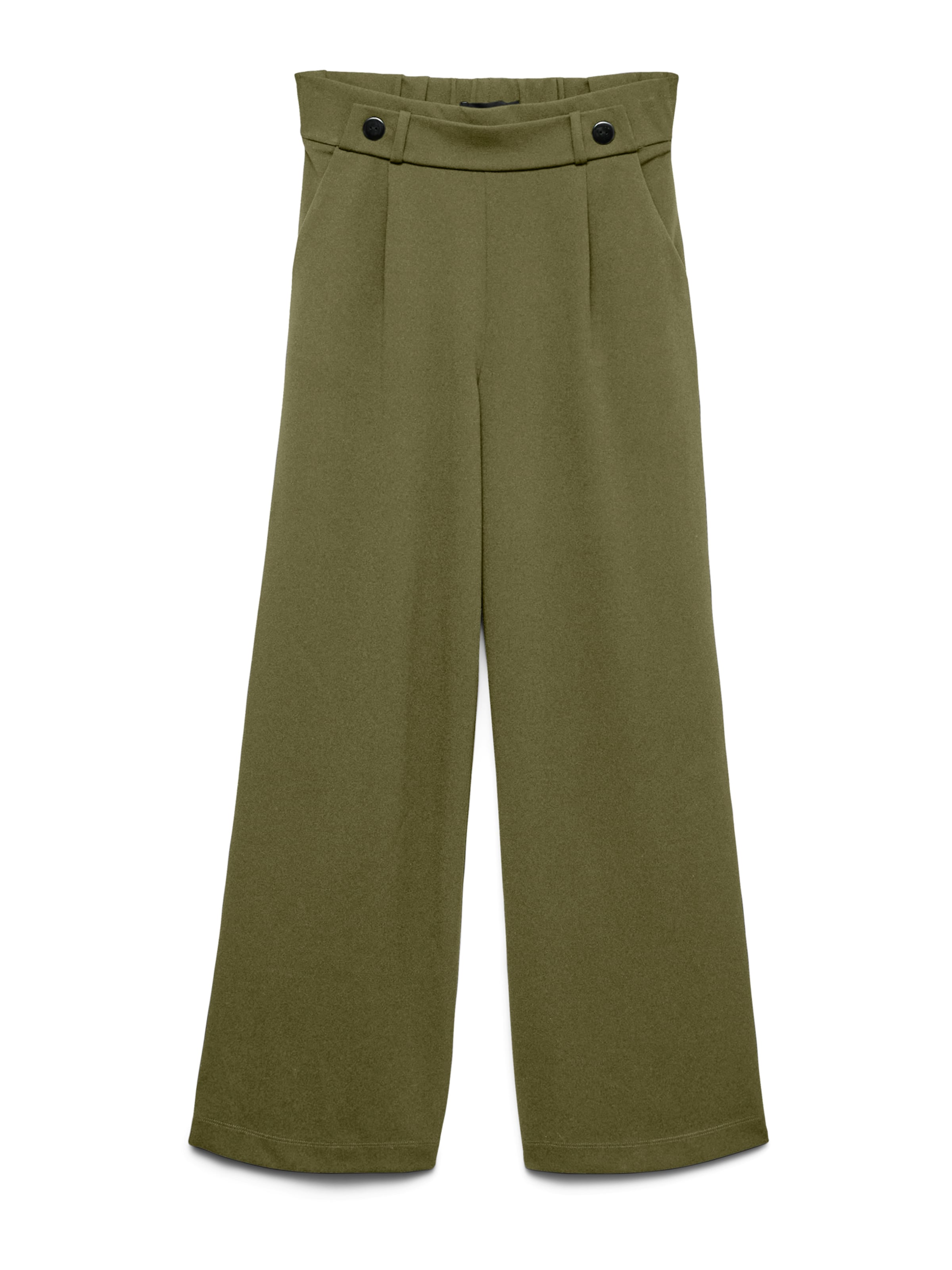 VERO MODA Zvonové kalhoty Kalhoty se sklady v pase &#x27;VMStar&#x27; – zelená: přední strana