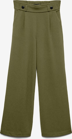 VERO MODA Широкий Брюки со складками 'VMSTAR' в Зеленый: спереди