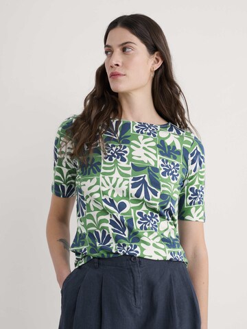 Seasalt Cornwall Shirts 'Poisson' i grøn: forside