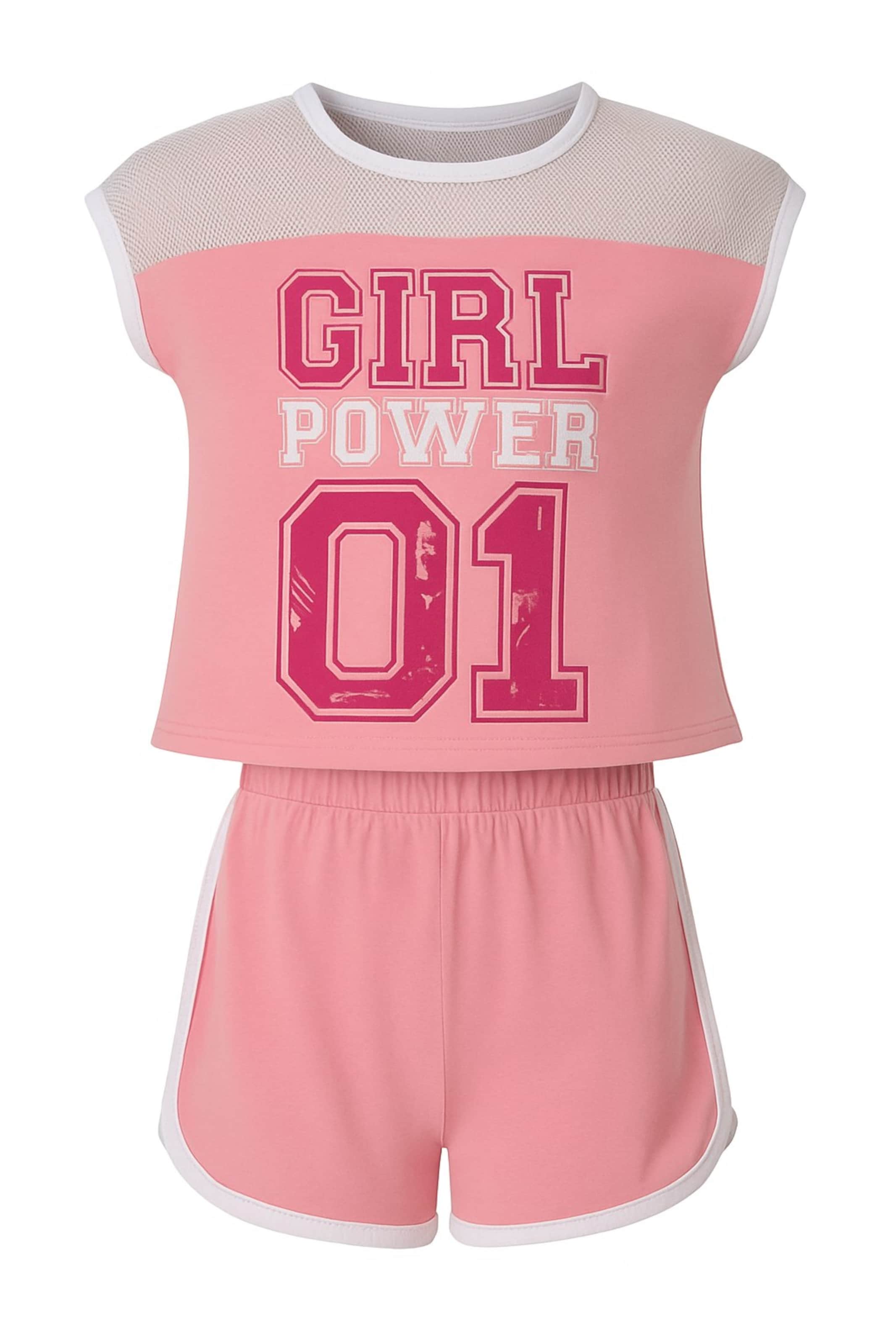 For You Moda Set in Pink: Vorderseite