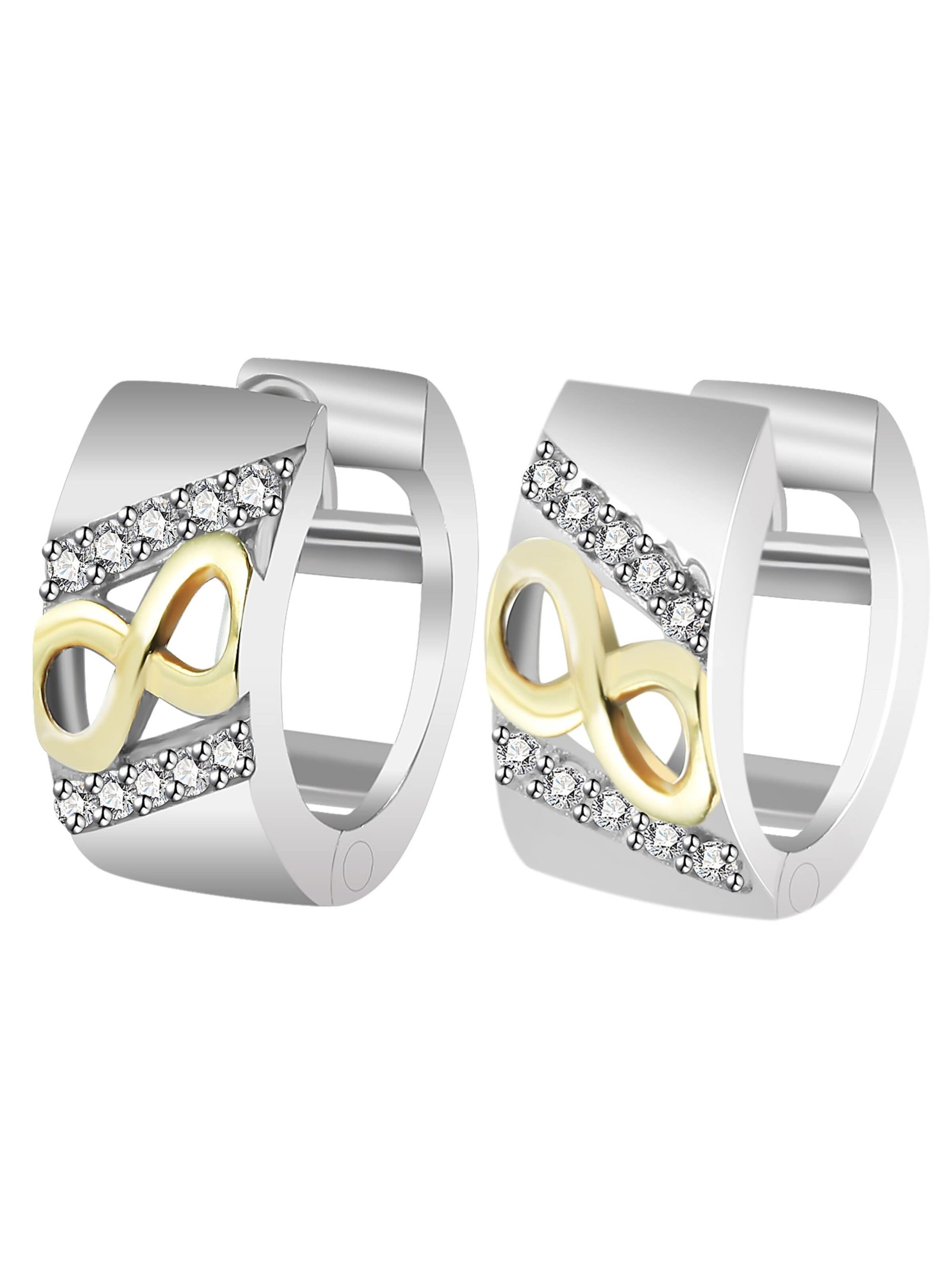 Akzent Earrings '"Ariela" aus 925 Sterlingsilber, rhodiniert, langlebig' in Mixed colors: front