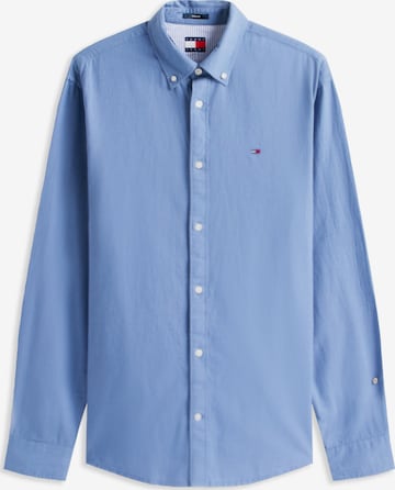 Cămașă de la Tommy Jeans pe albastru: față