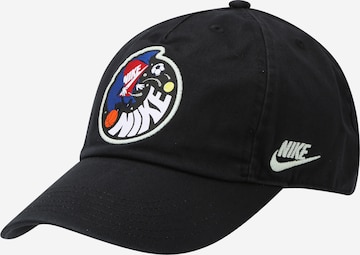 Nike Sportswear Шапка с периферия 'CLUB' в черно: отпред