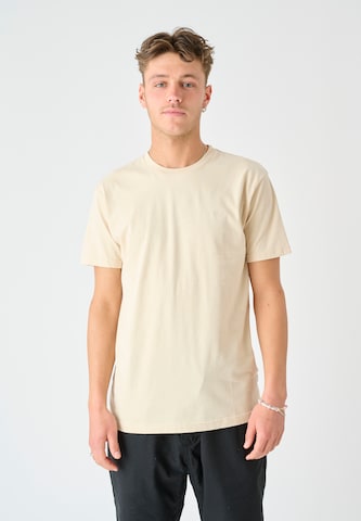 Cleptomanicx Shirt 'Ligull Regular' in Beige: front