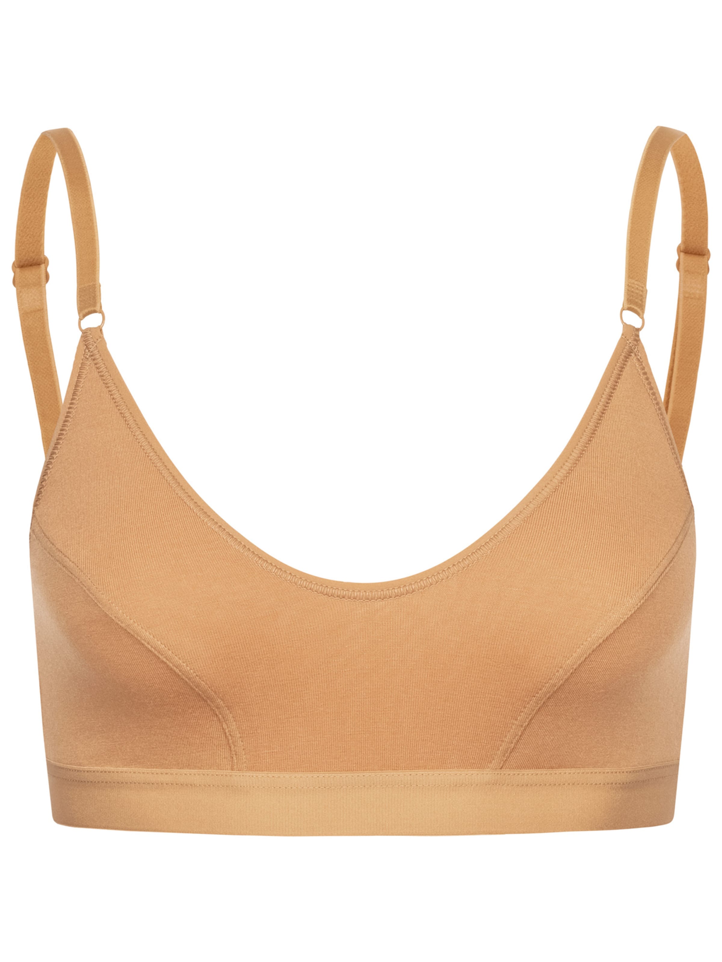 Erlich Textil - Soutien Bustier Soutien 'Edith' em castanho: frente