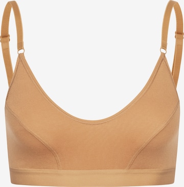Erlich Textil Bra 'Edith' in Brown: front