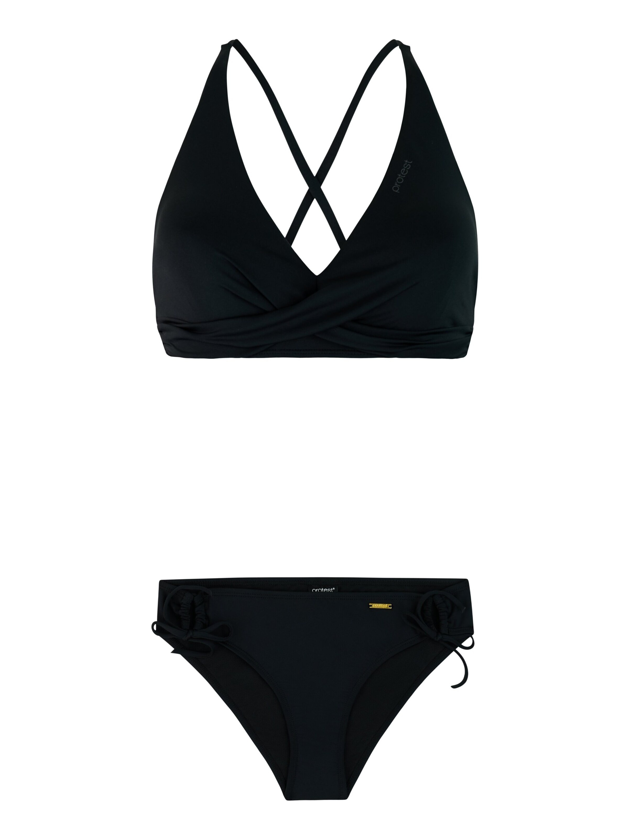 PROTEST Bikini 'PRTCelia' in Zwart: voorkant