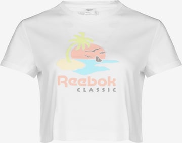 Reebok Shirt in Wit: voorkant