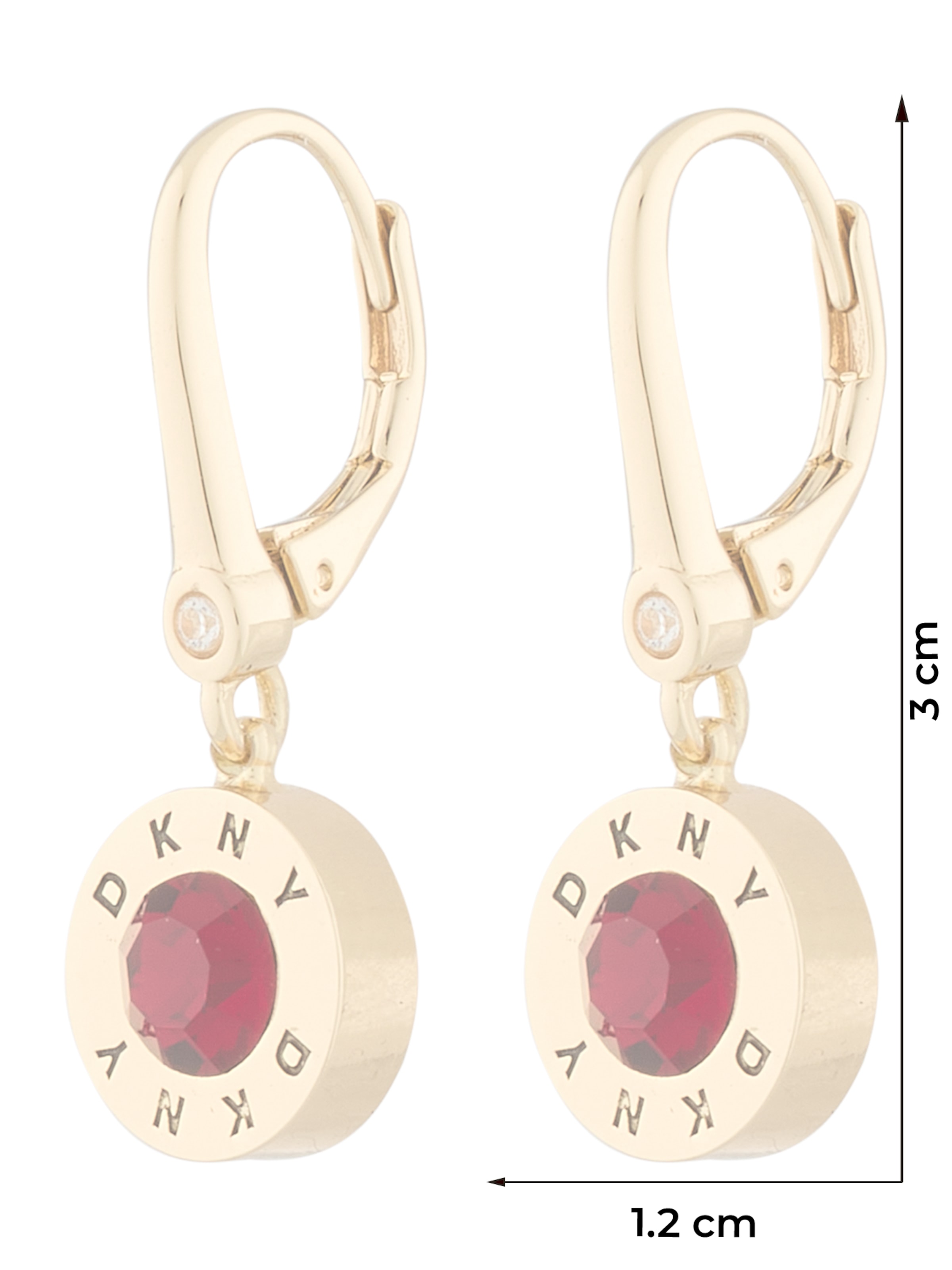 Boucles d'oreilles DKNY en or