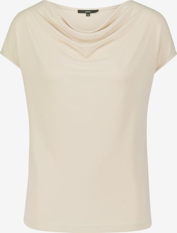 T-shirt zero en beige : devant