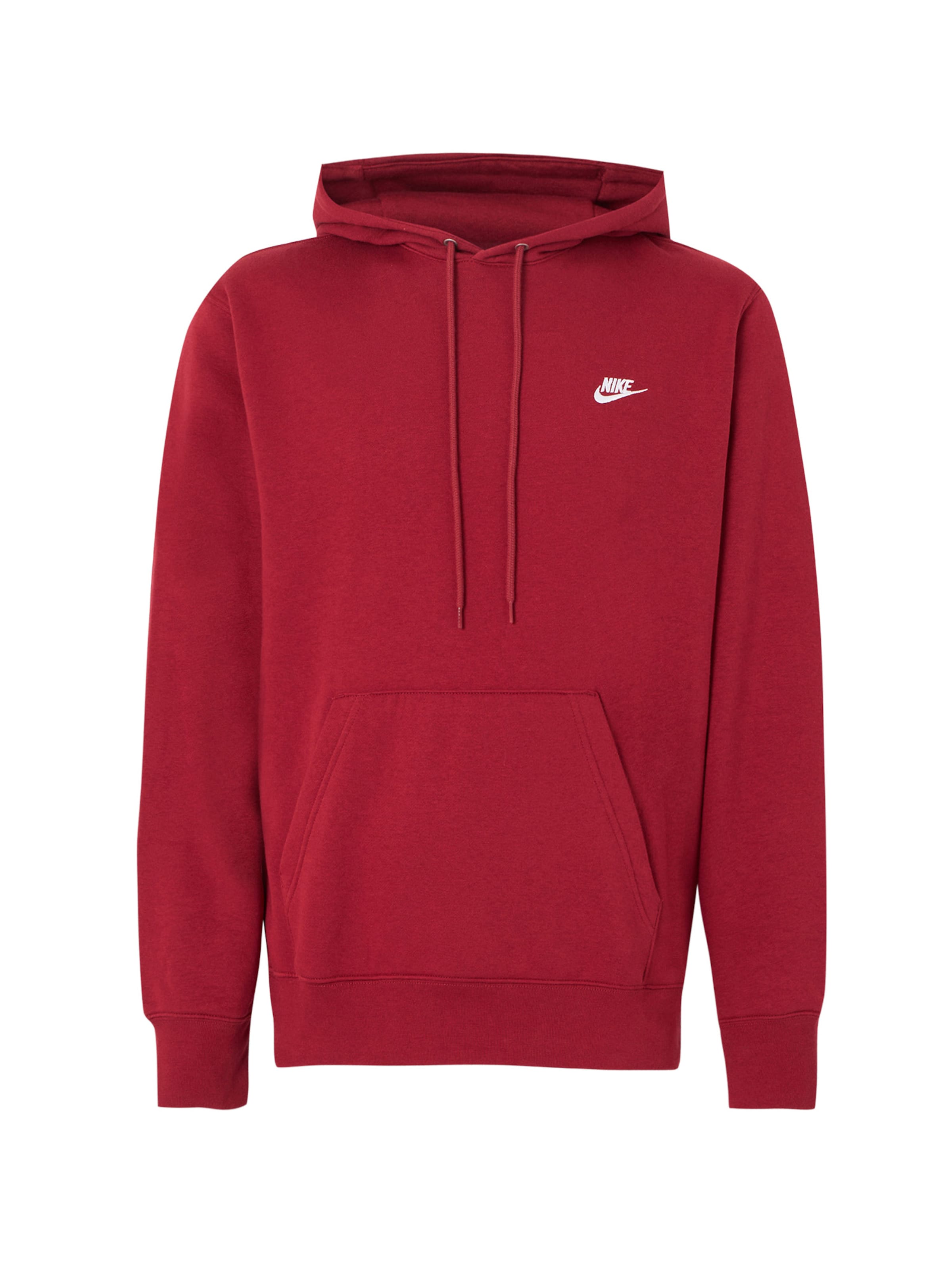 Sweat-shirt 'CLUB' Nike Sportswear en rouge : devant