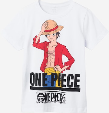 NAME IT Shirt 'NKMNate Onepiece' in White: front