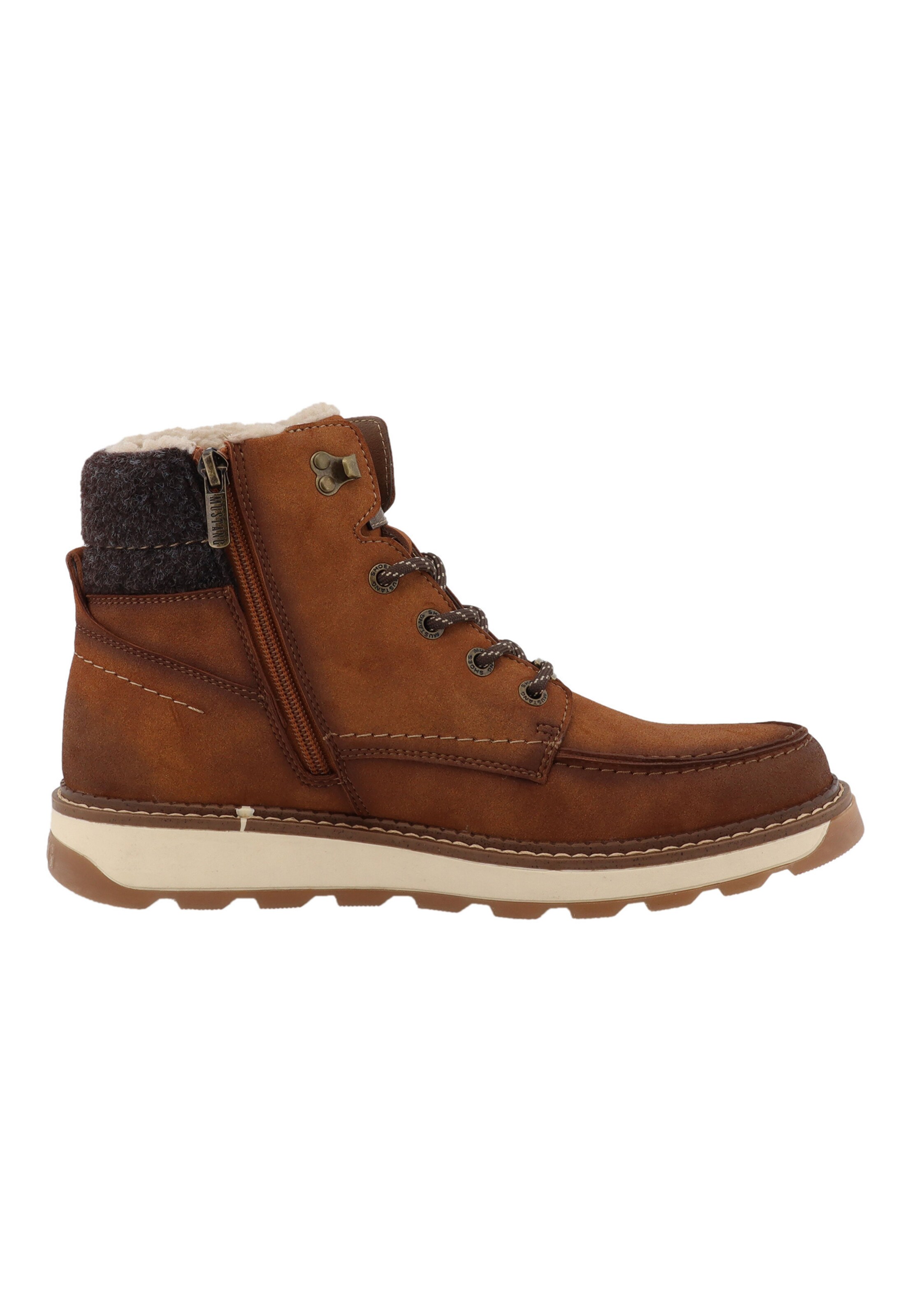 Bottines à lacets MUSTANG en marron