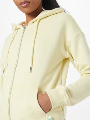 Urban Classics Zip-Up Hoodie in Yellow