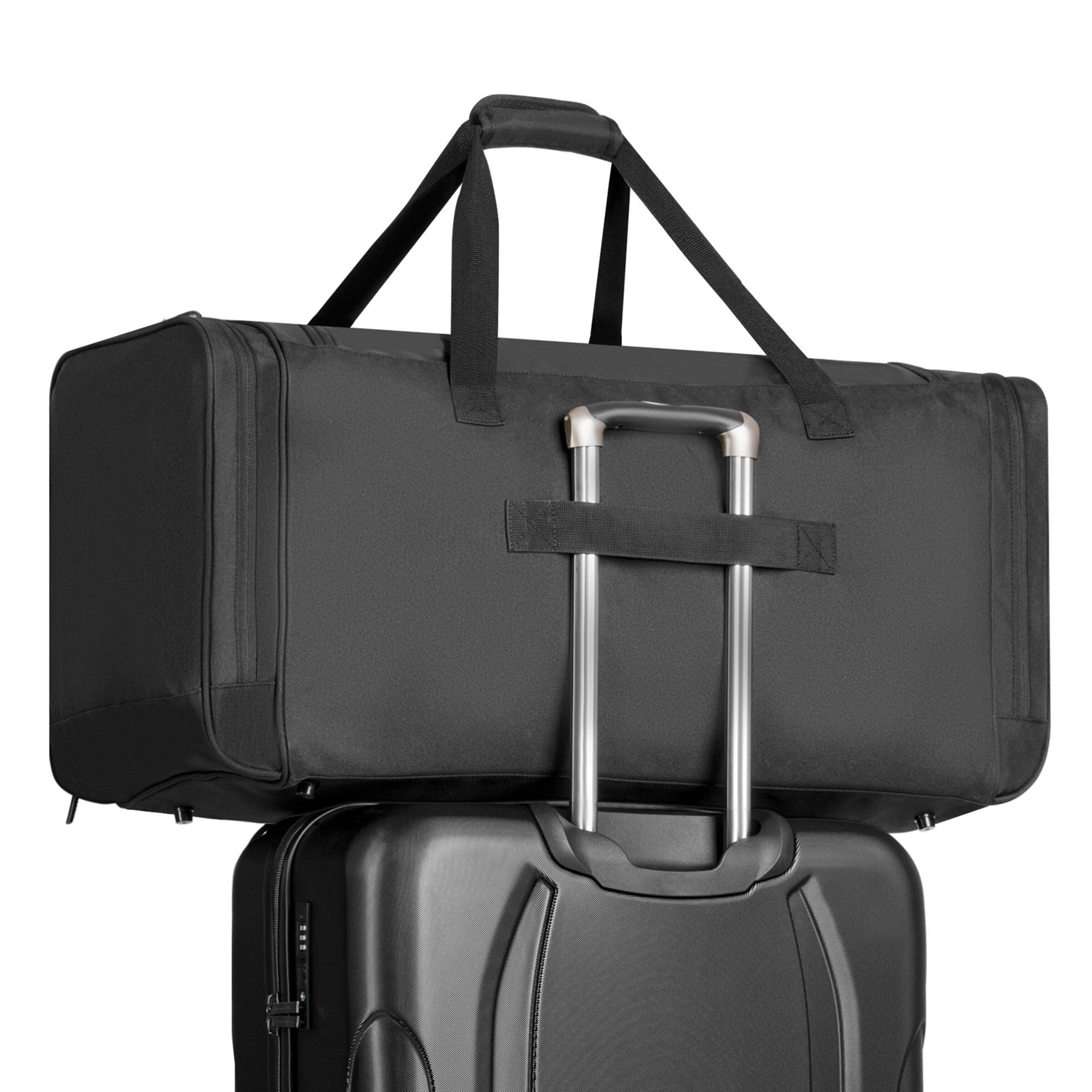 Sac week-end 'Blanc Delight' bugatti en noir