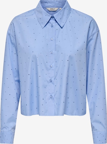 Camicia da donna di ONLY in blu: frontale
