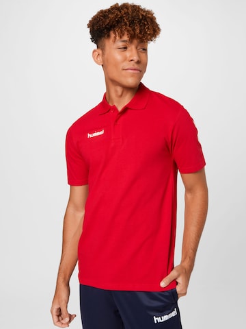 HummelTehnička sportska majica - crvena boja: prednji dio