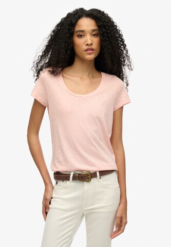 Superdry Shirt in Roze: voorkant