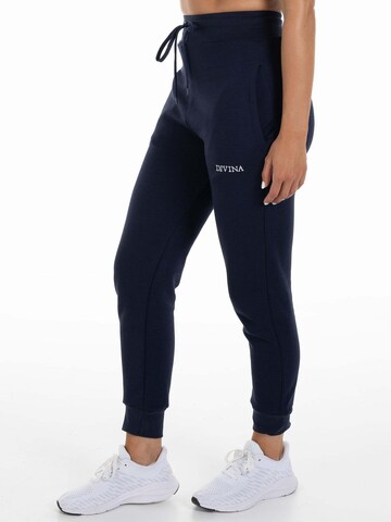 Divina Tapered Broek 'Comfy' in Blauw