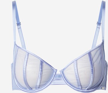 Invisible Soutien-gorge 'Corinne Caia' Lindex en bleu : devant