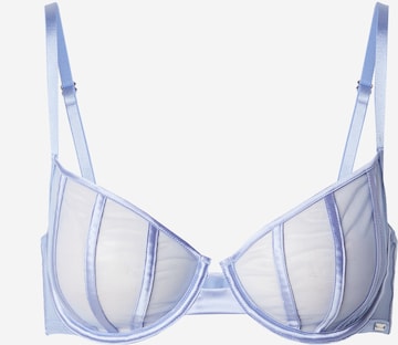 Lindex T-shirt Bra 'Corinne Caia' in Blue: front