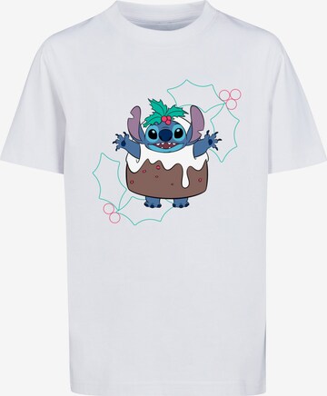 T-Shirt 'Lilo And Stitch - Pudding Holly' ABSOLUTE CULT en blanc : devant