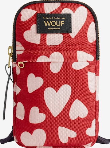 Wouf Smartphonehoesje 'Amore ' in Rood: voorkant