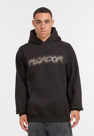 Sweat-shirt Pegador en noir : devant