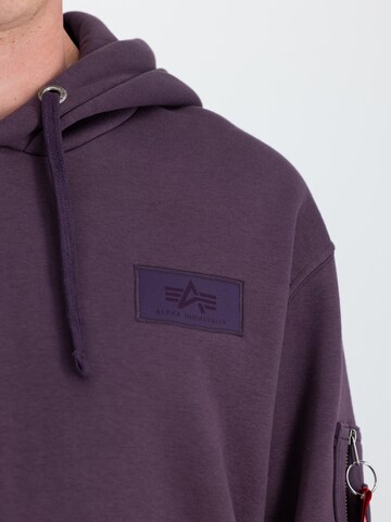 ALPHA INDUSTRIES Sweatshirt in Purple