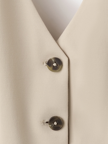 Gilet de costume 'EVANS' MANGO en beige
