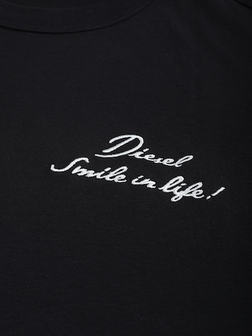 DIESEL - Camisa 'SMILE' em preto