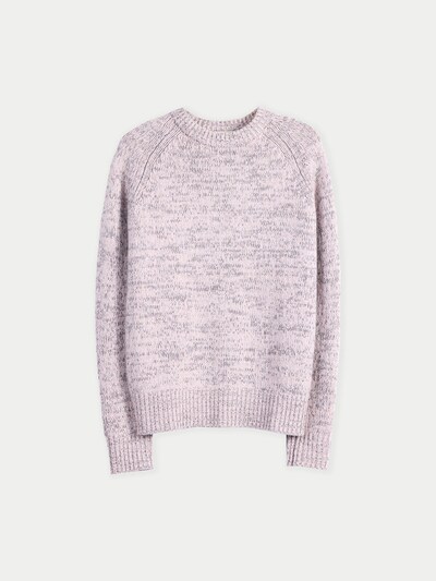 GOBI Cashmere Sweater 'Unisex Mouline Cashmere Sweater' in Rose, Item view