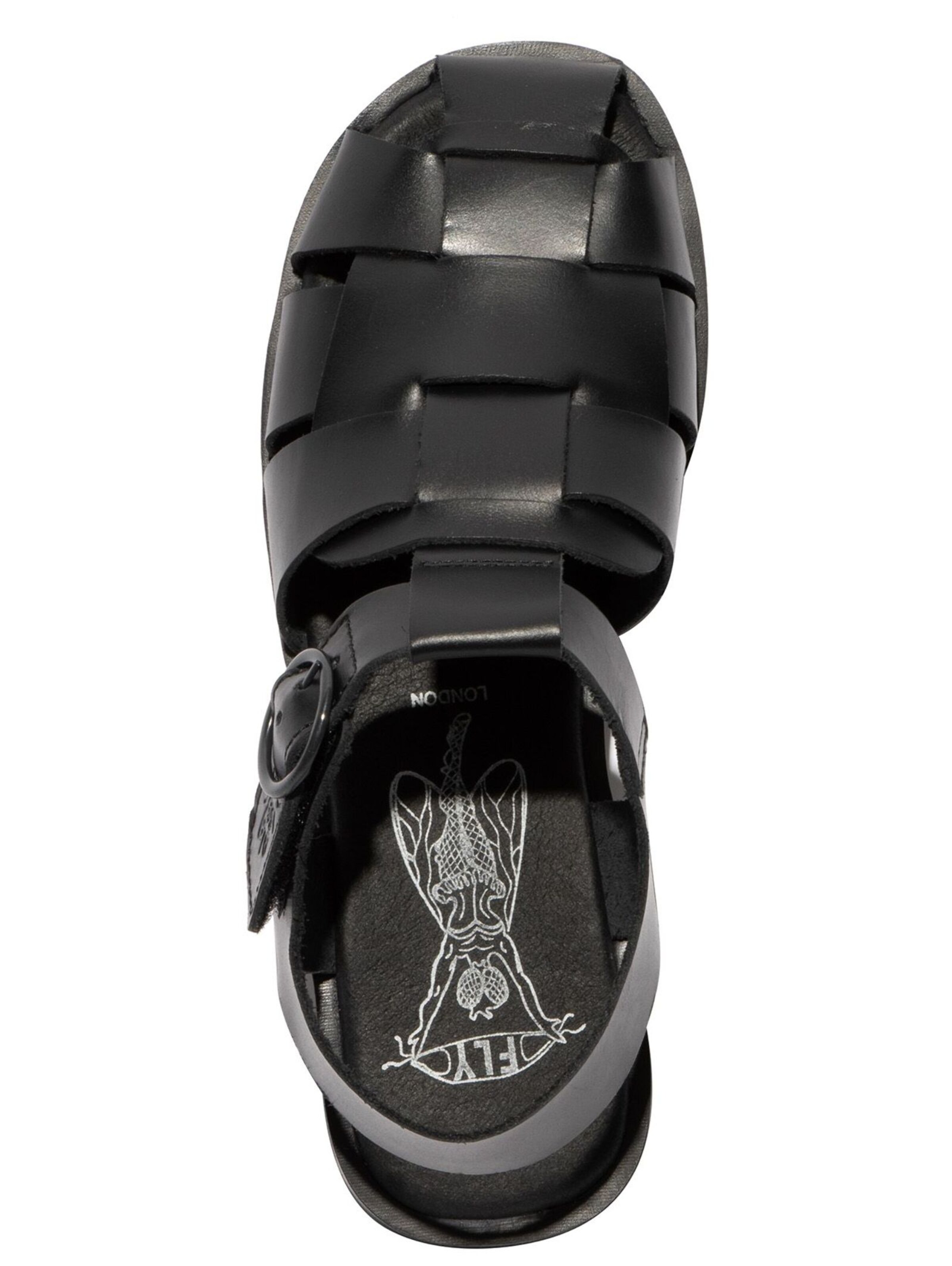 FLY LONDON Sandale in Schwarz