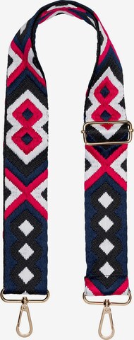 styleBREAKER Taschenzubehör 'Wechsel Taschengurt Ethno Muster bunt' in Rot: Vorderseite
